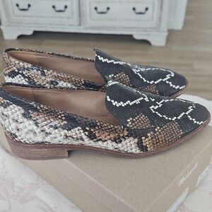 Madewell Multicolor Snakeskin Loafers